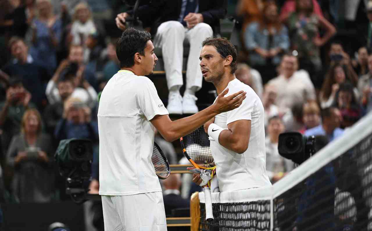 Lorenzo Sonego Rafa Nadal