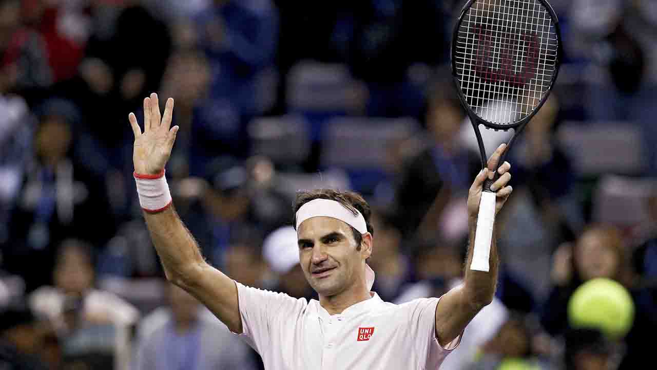 Roger Federer Tennis Press 190922