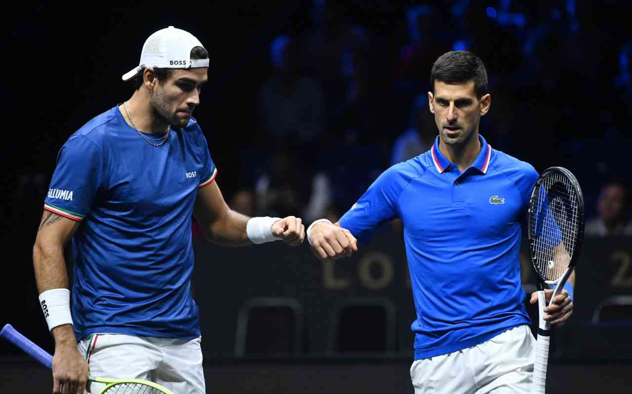 Matteo Berrettini Novak Djokovic