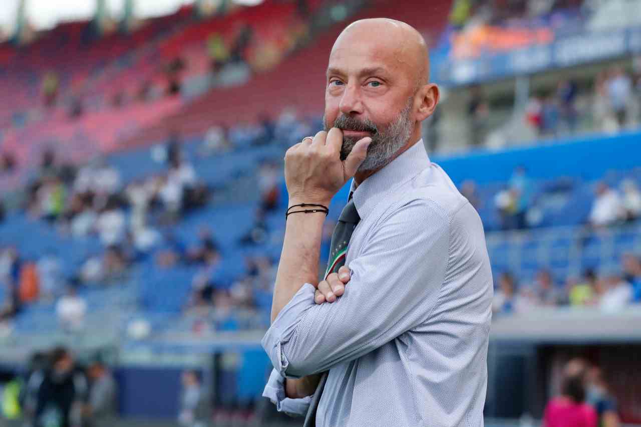 Gianluca Vialli in campo