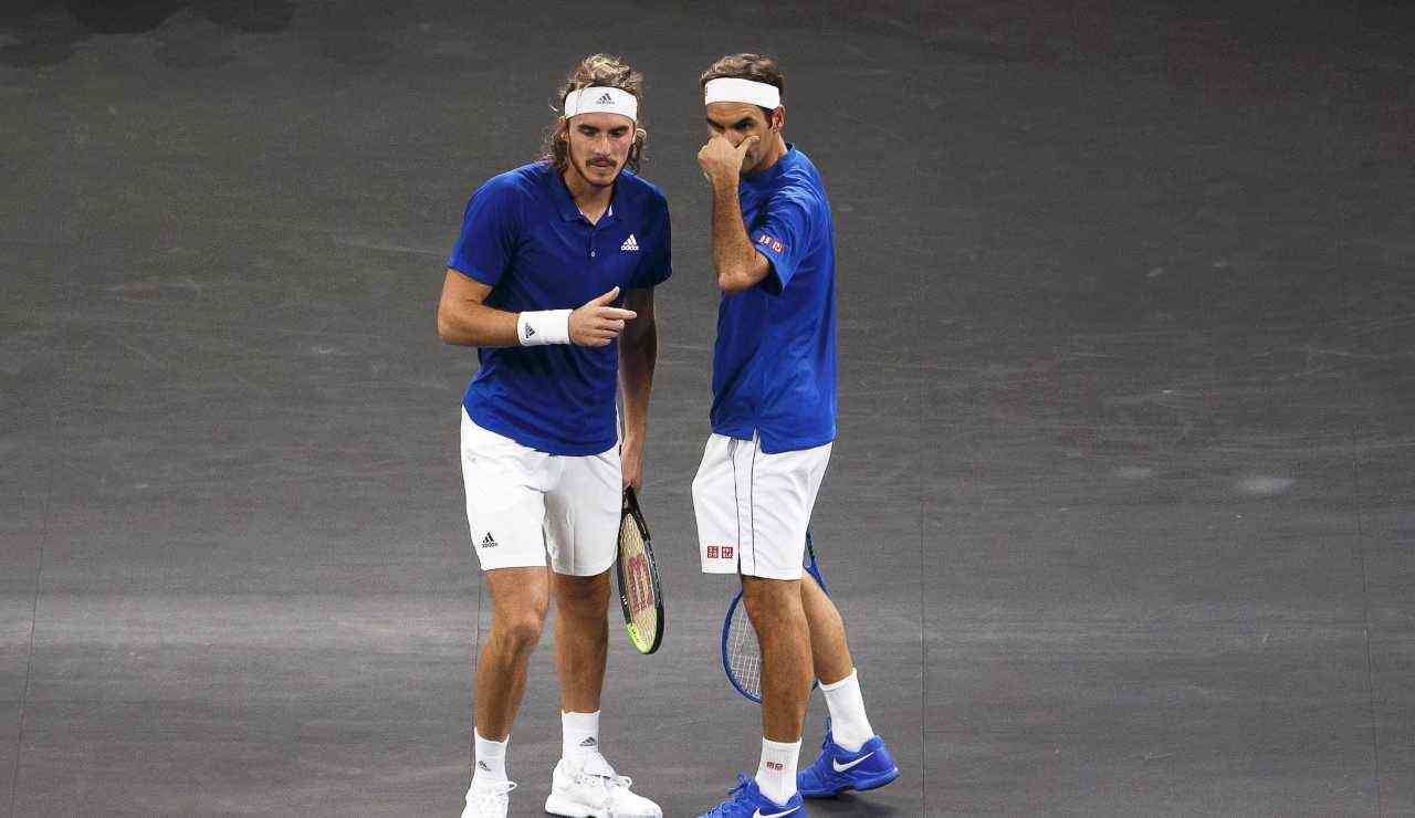 Tsitsipas e Federer