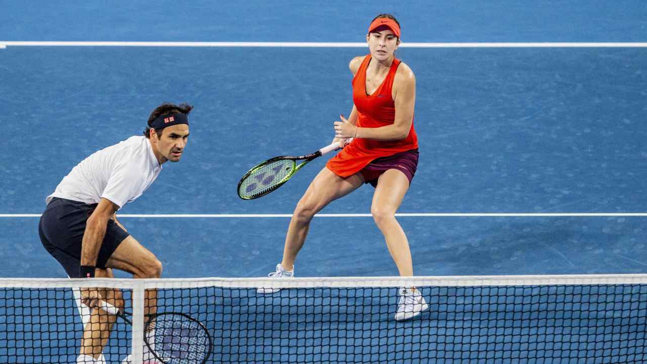 Roger Federer e Belinda Bencic