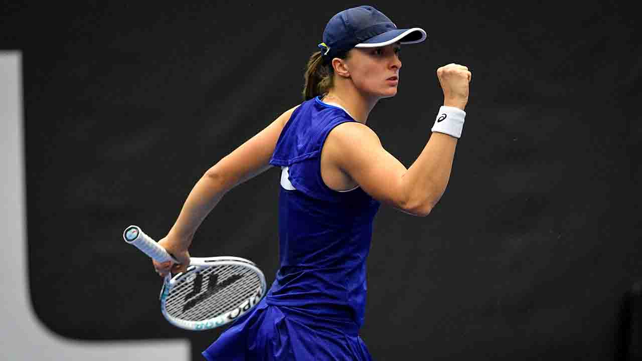 Iga Swiatek Tennis Press 231213