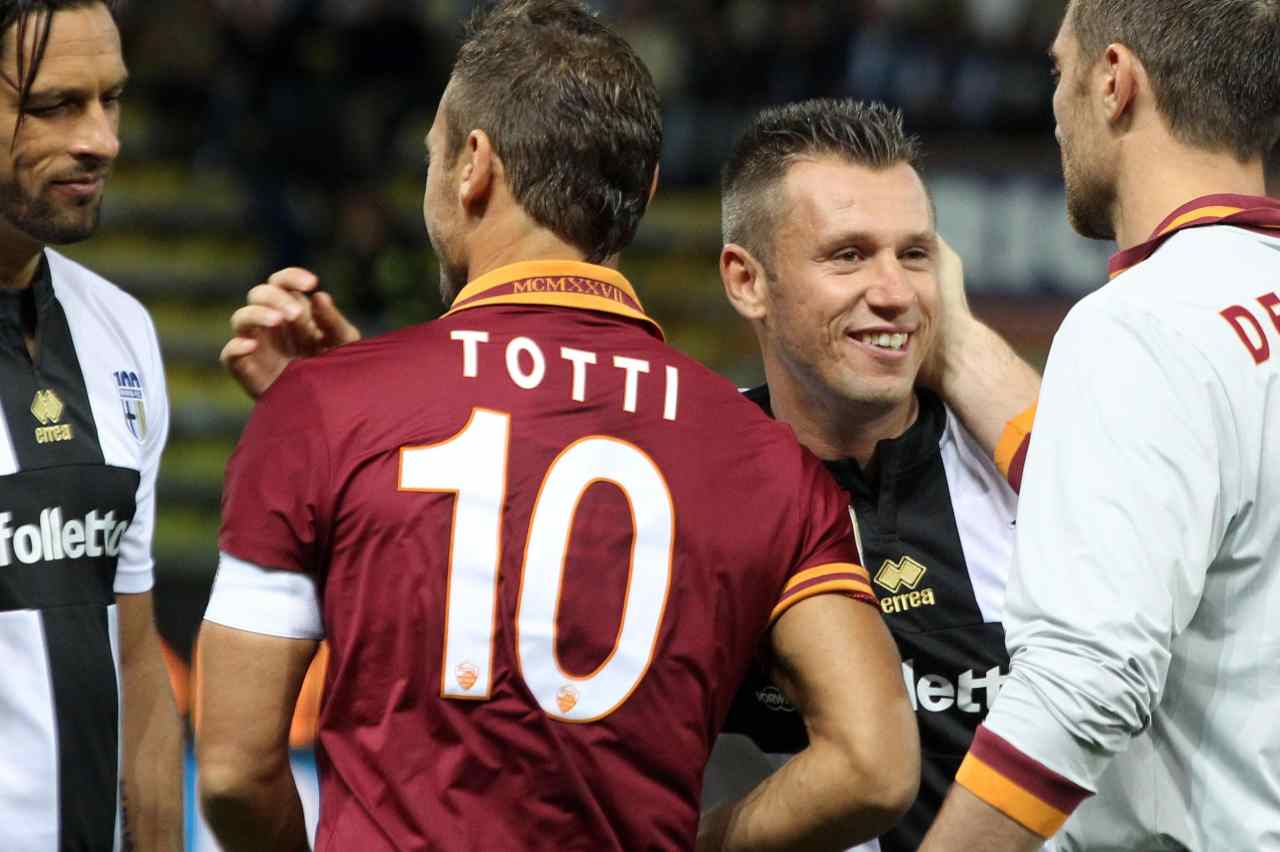 Roma Totti e Cassano