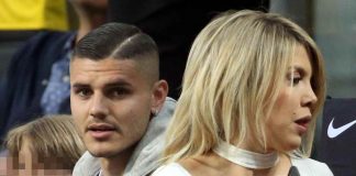 Wanda Nara spavento