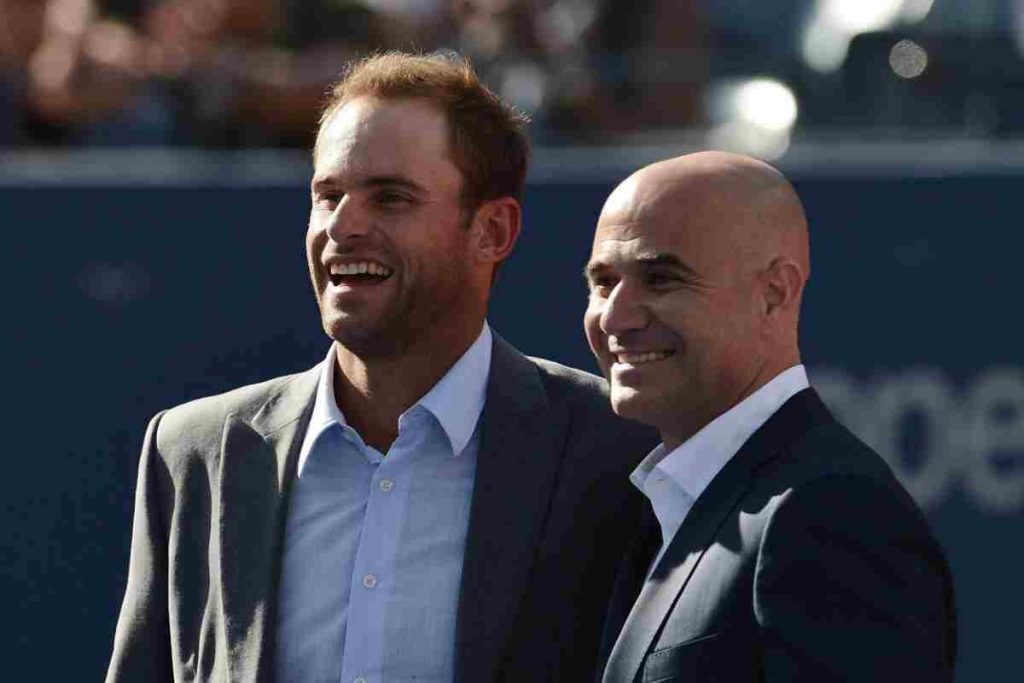 Andy Roddick e Agassi