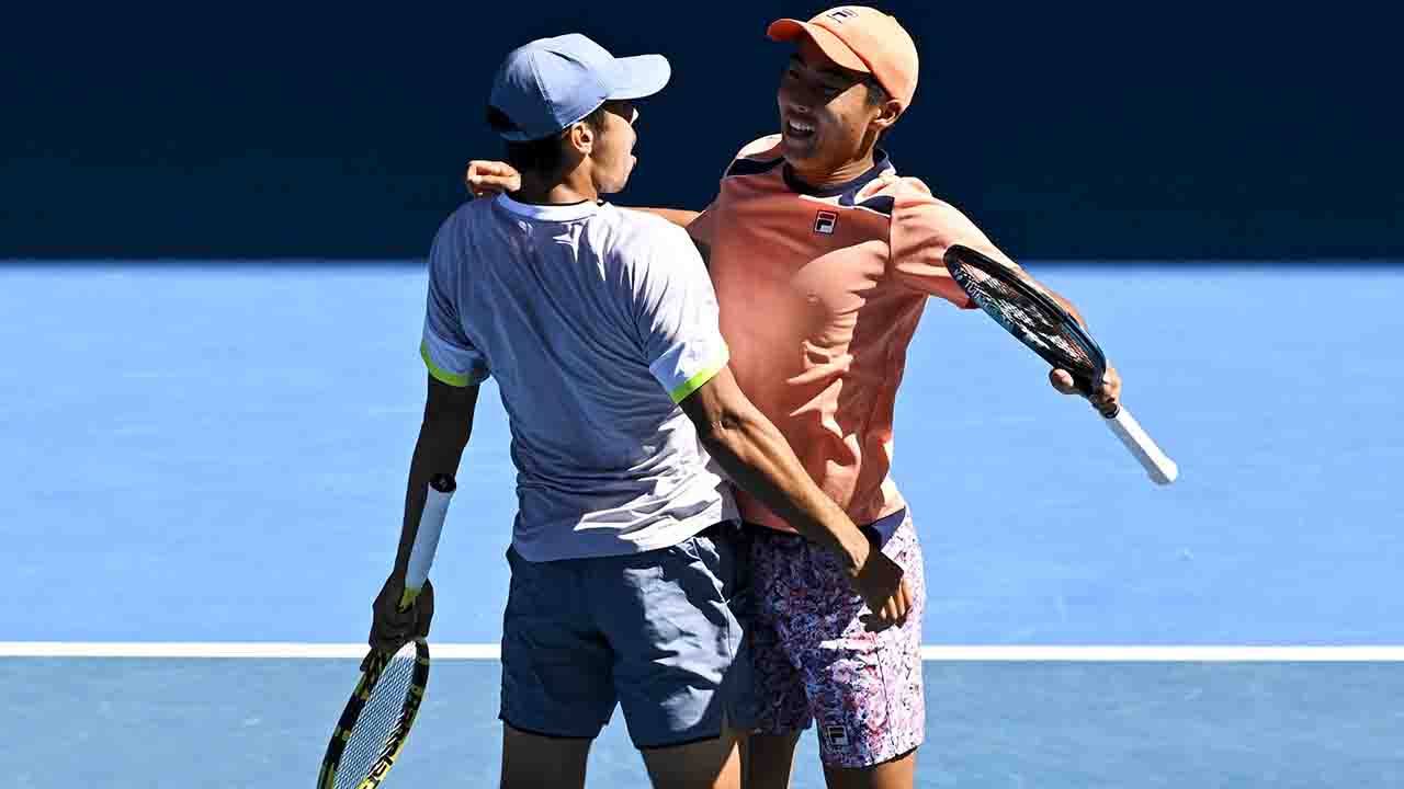 Australian Open Hijikata Kubler Tennis Press 230129