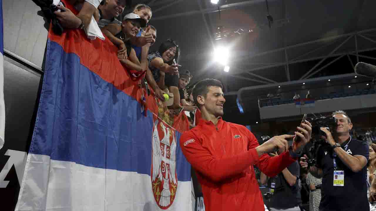 Australian Open Djokovic Tennis Press 230110