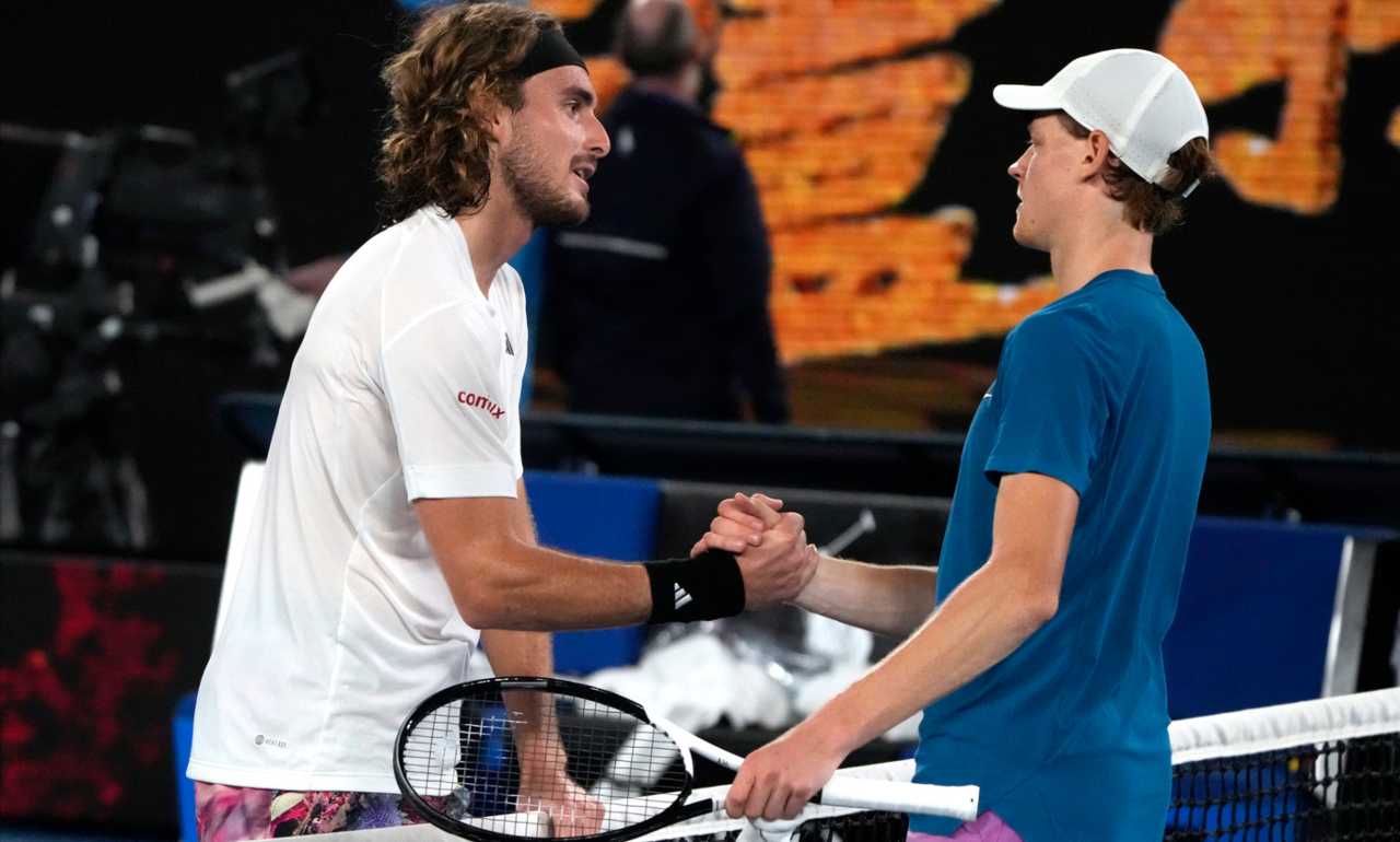 Jannik Sinner Stefanos Tsitsipas