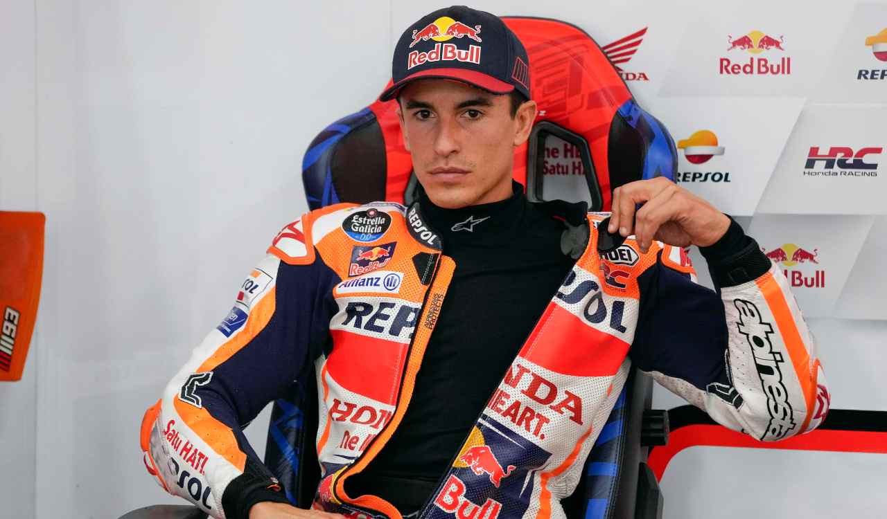 Marc Marquez tagliato fuori