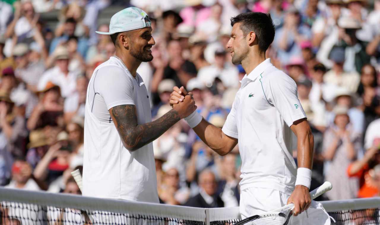 Nick Kyrgios Novak Djokovic