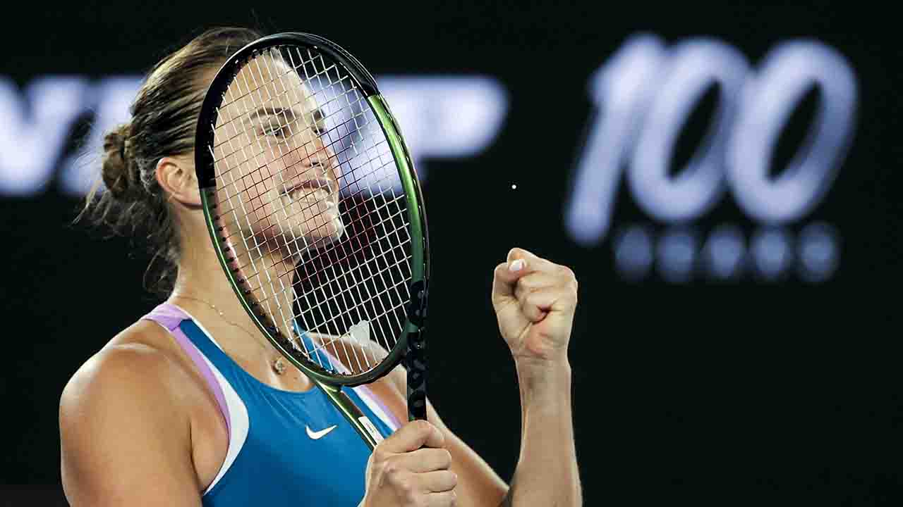 Australian Open Sabalenka Tennis Press 230129