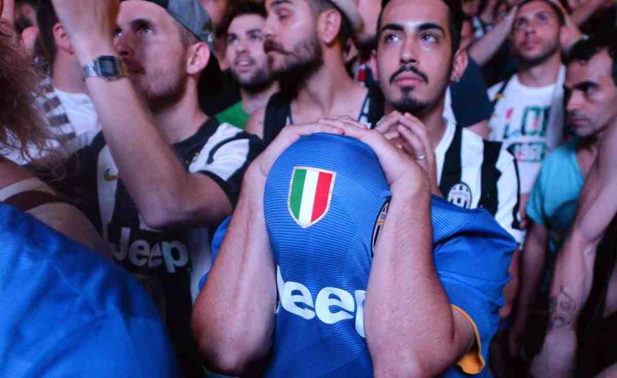 Tifosi Juventus lacrime