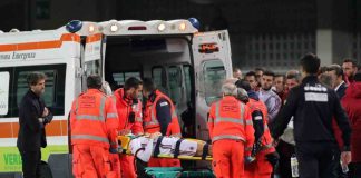 Tragedia sport ambulanza