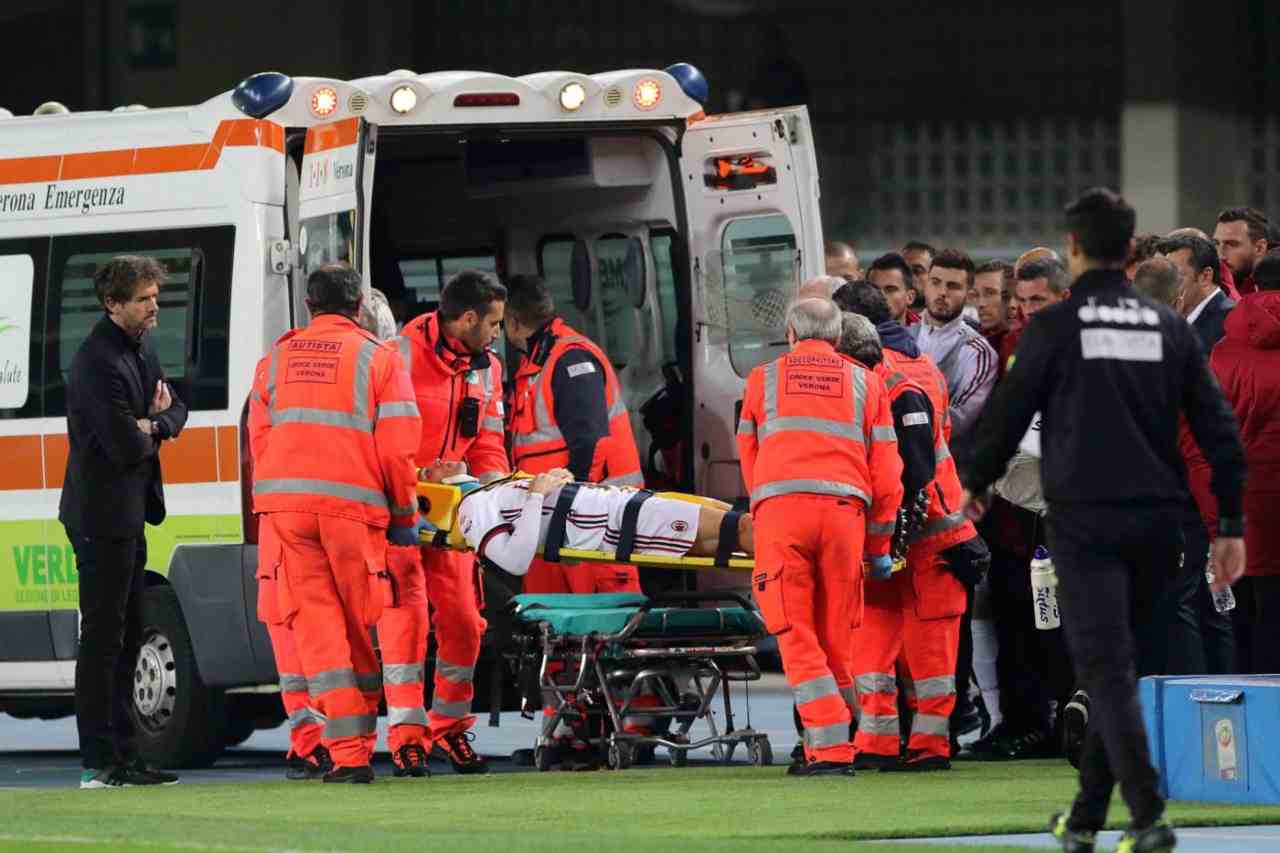 Tragedia sport ambulanza