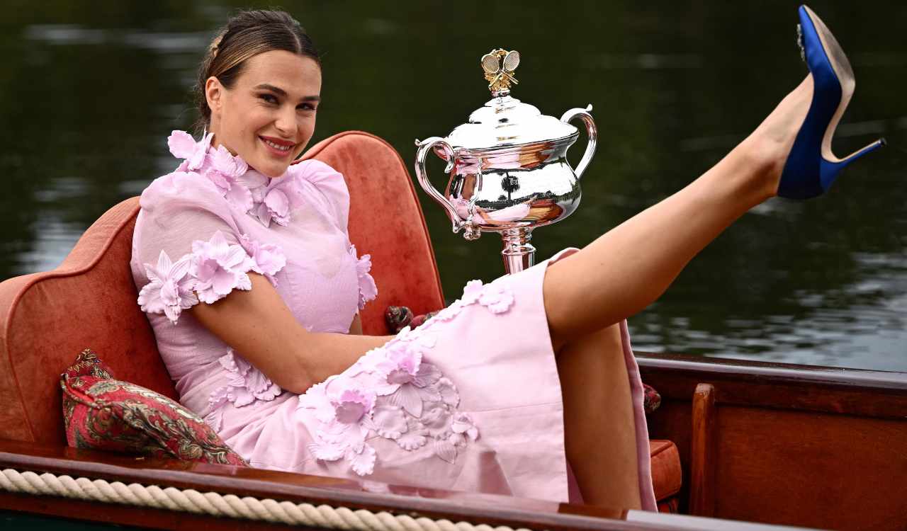 Aryna Sabalenka gambe