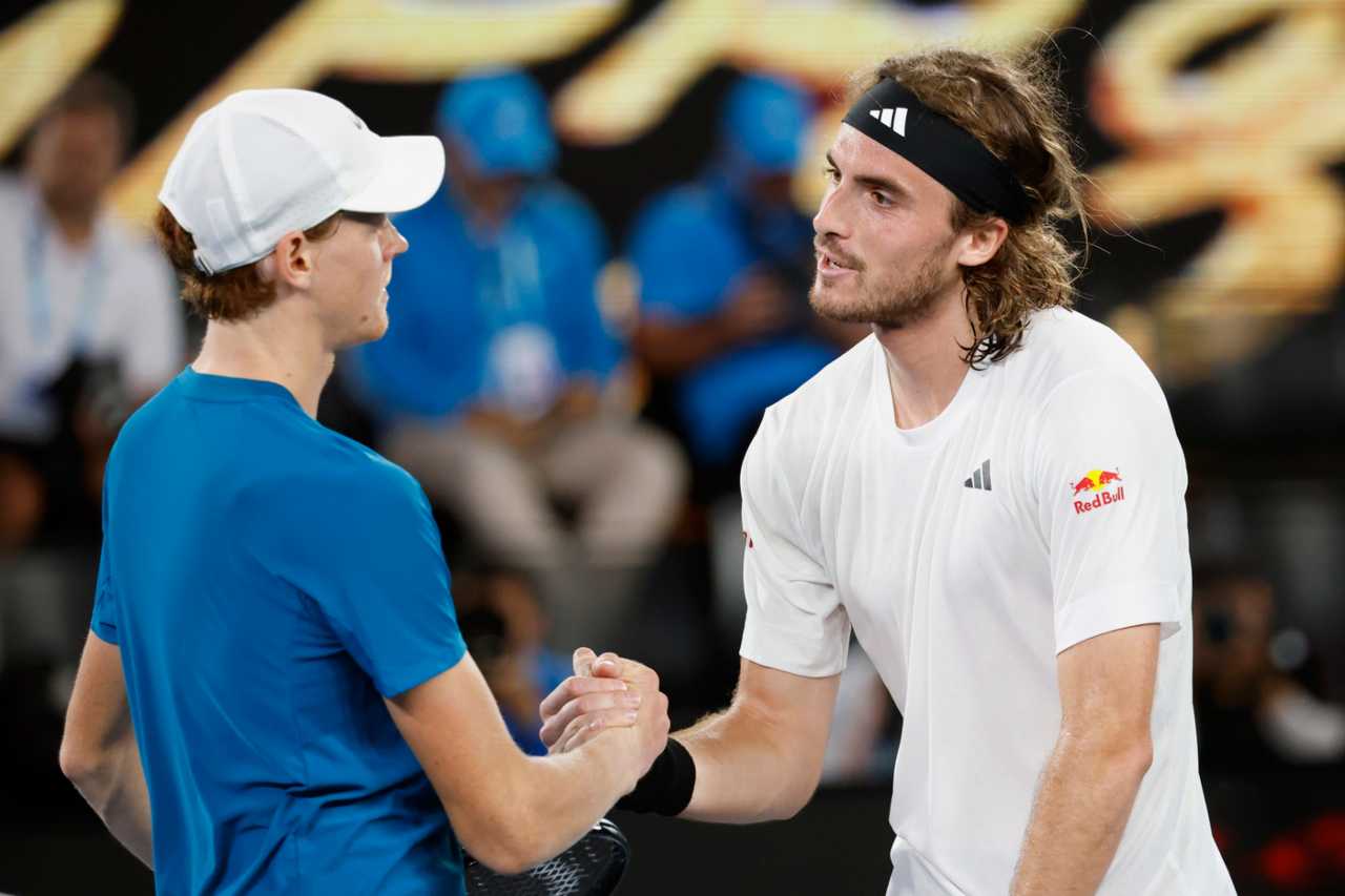 Jannik Sinner Stefanos Tsitsipas