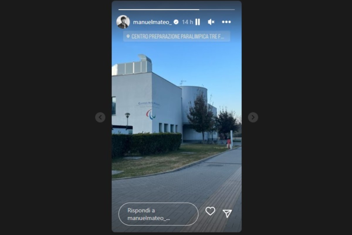 Manuel Bortuzzo storia Instagram
