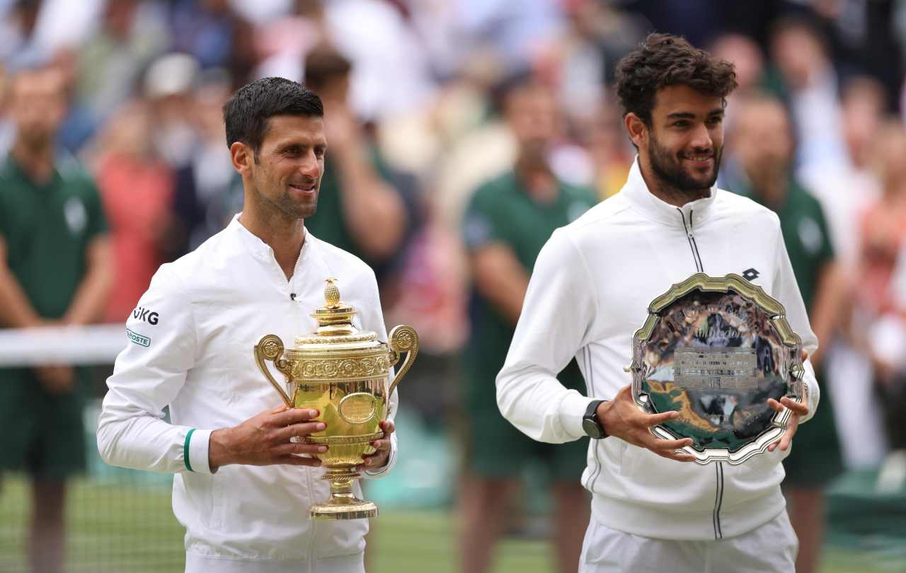 Novak Djokovic Matteo Berrettini