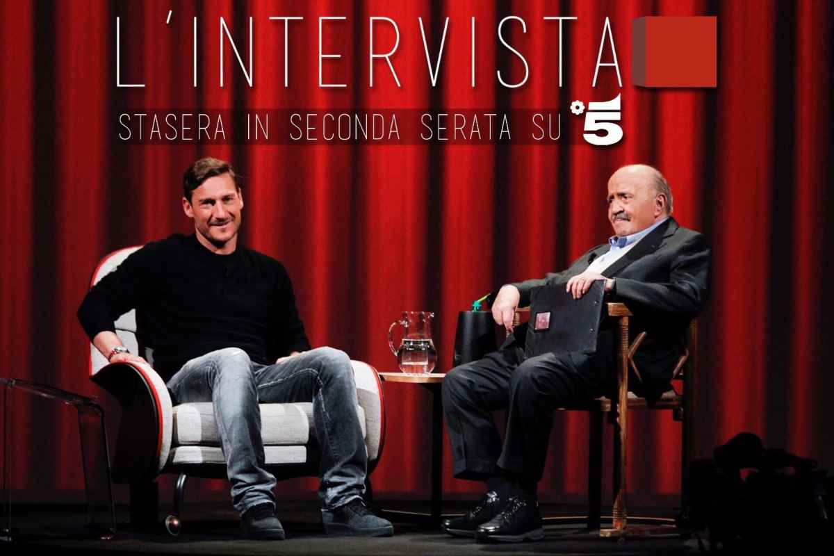 Totti e Costanzo intervista