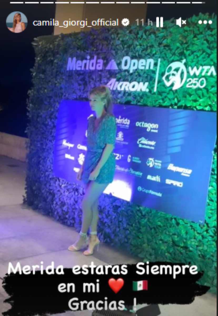 Camila Giorgi post