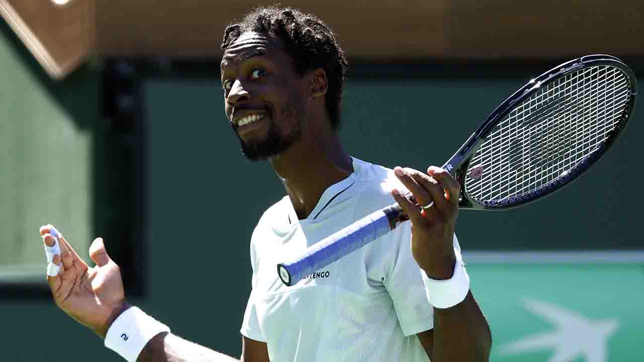 Gael Monfils Tennis Press 230317