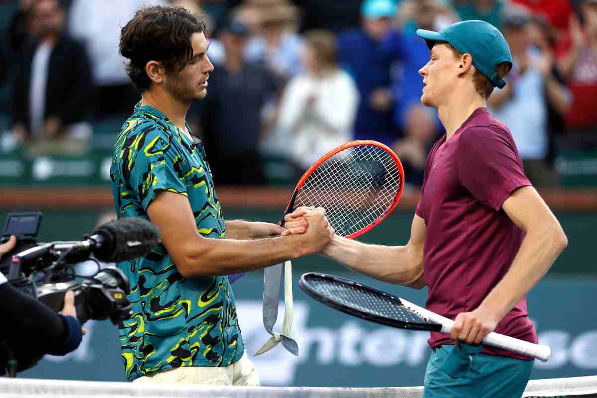 Jannik Sinner e Taylor Fritz Indian Wells