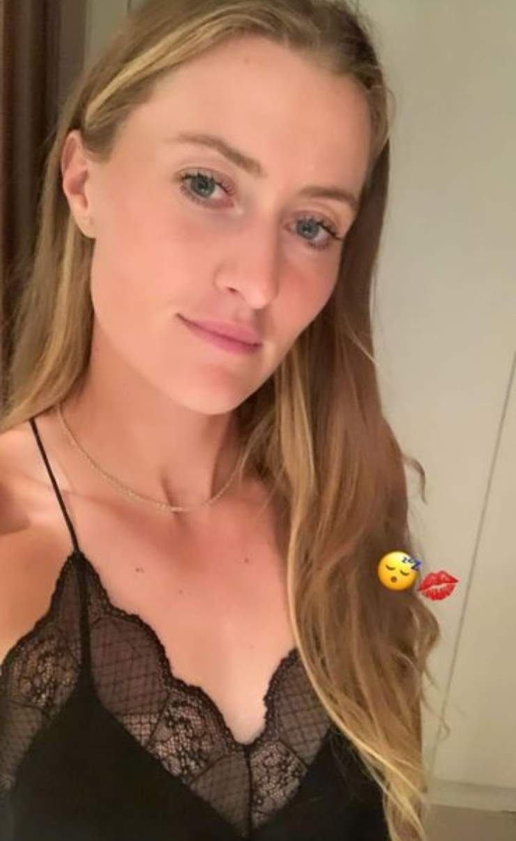 Kristina Mladenovic sottoveste