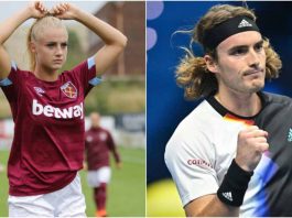 Lehmann-Tsitsipas esultanza