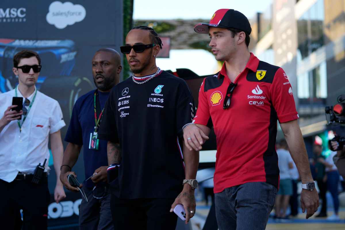 Lewis Hamilton e l'ipotesi scambio con Charles Leclerc