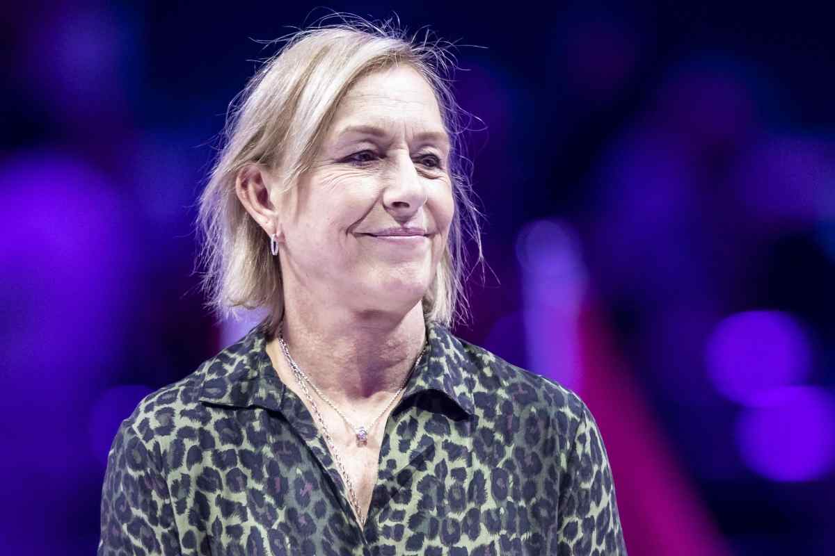 Martina Navratilova annuncio