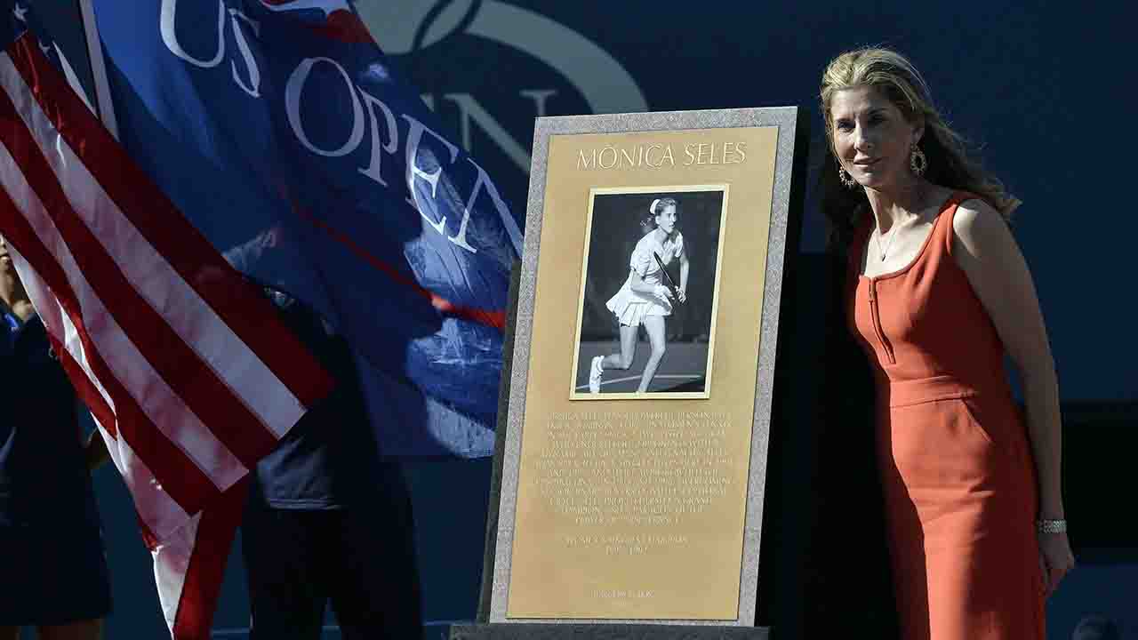 Monica Seles Tennis Press 230317