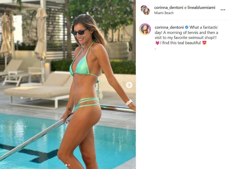Corinna Dentoni in bikini