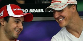 Felipe Massa "sorpreso" da Michael Schumacher