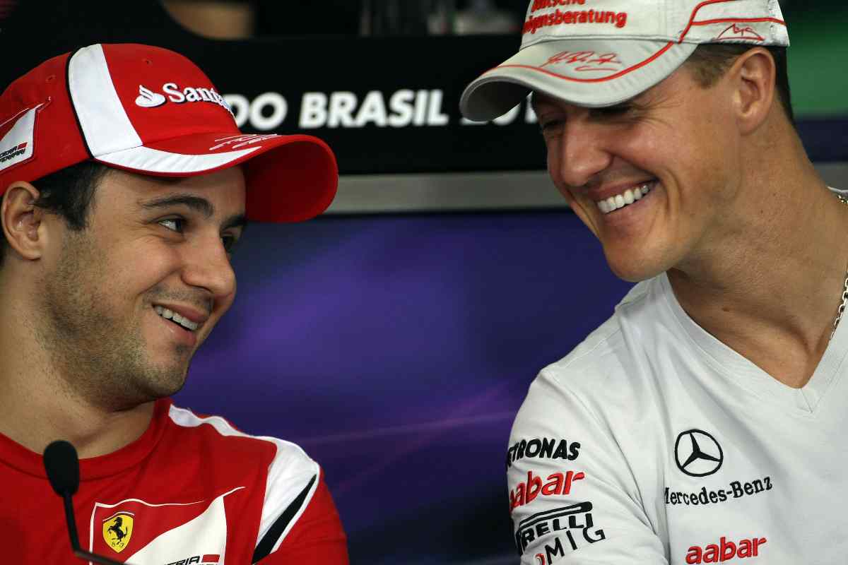 Felipe Massa "sorpreso" da Michael Schumacher