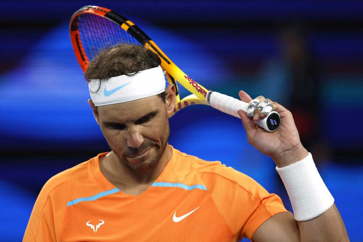 Rafael Nadal, che batosta: probabile doppio forfait