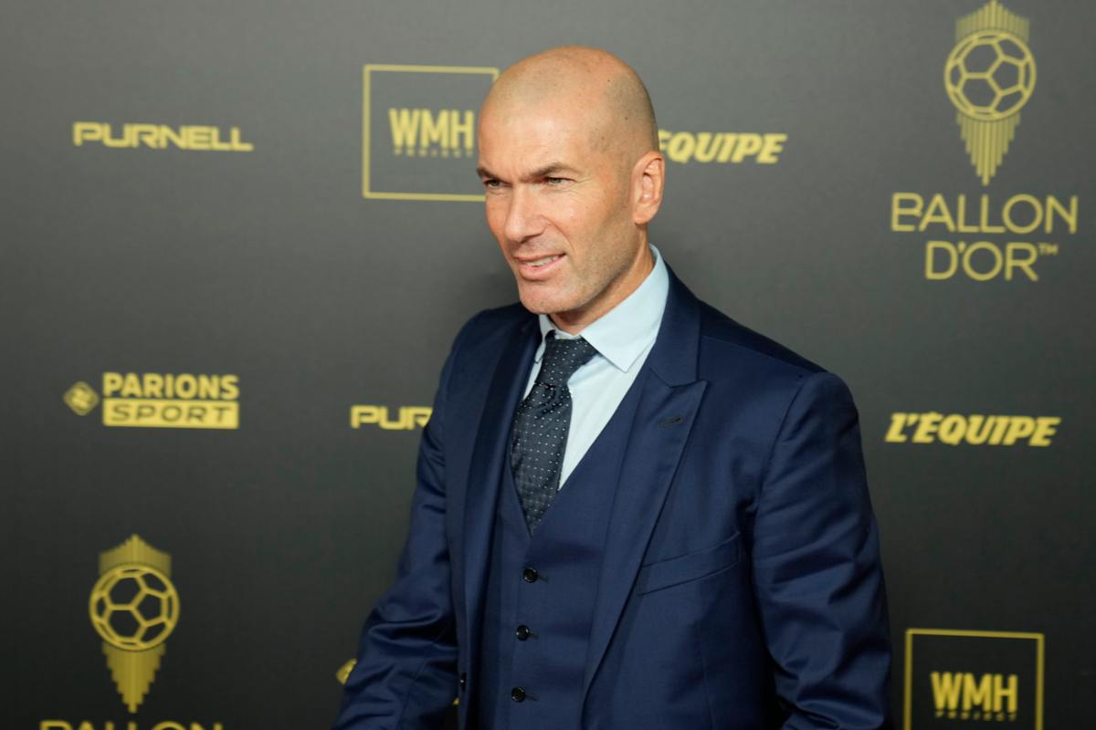 Zinedine Zidane possibile sostituto di Allegri