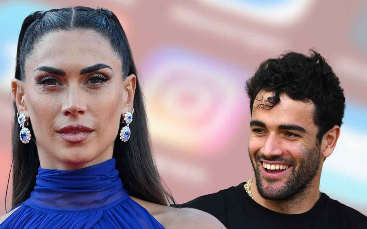 Matteo Berrettini e Melissa Satta, scatta il bacio 