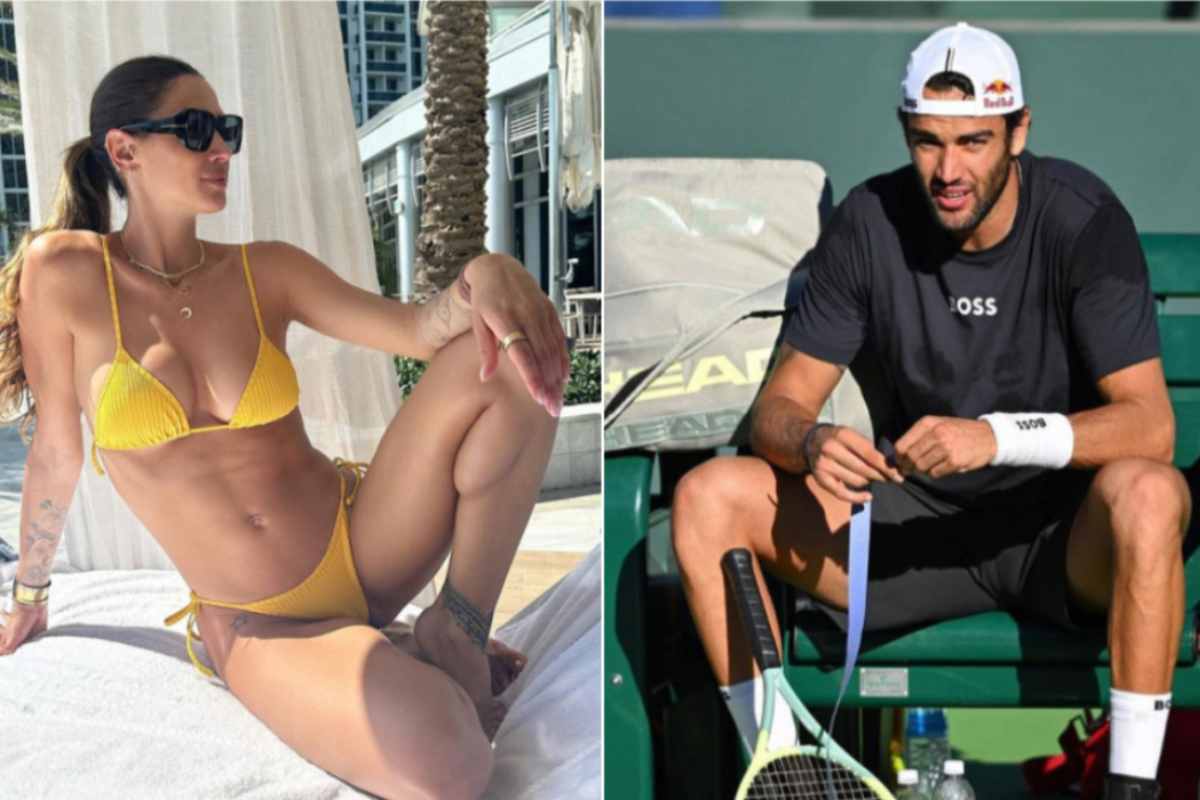 Melissa Satta e Berrettini a Miami