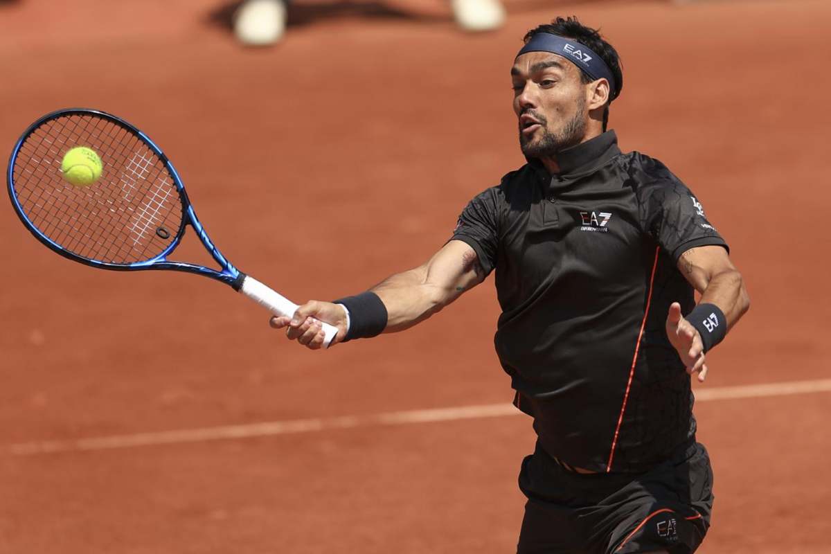 Fognini che annuncio al Roland Garros