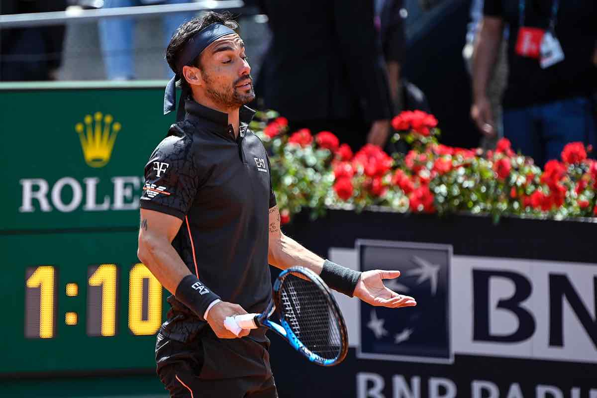 Fognini, insulti dopo il derby