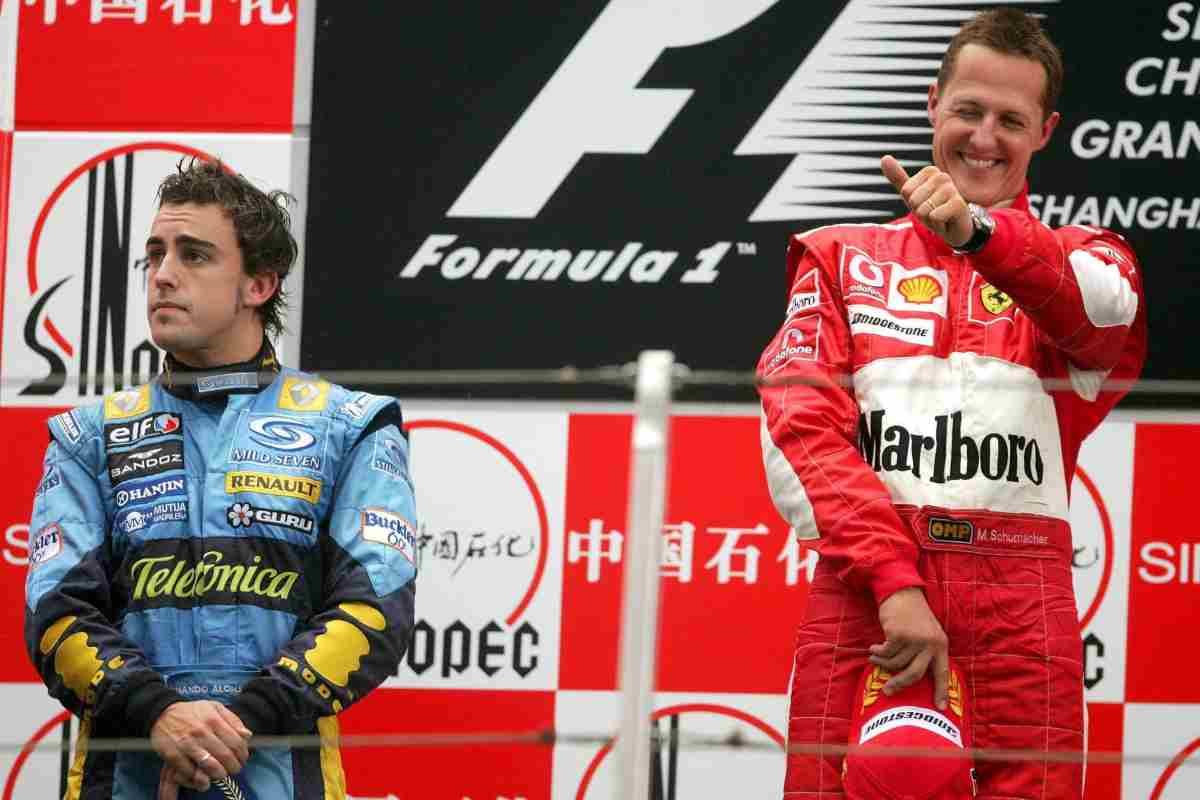 Michael Schumacher e Fernando Alonso, che retroscena