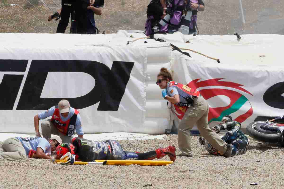 Miguel Oliveira, brutto incidente a Jerez