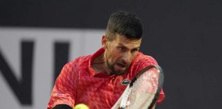 Novak Djokovic, gomito fasciato anche a Roma
