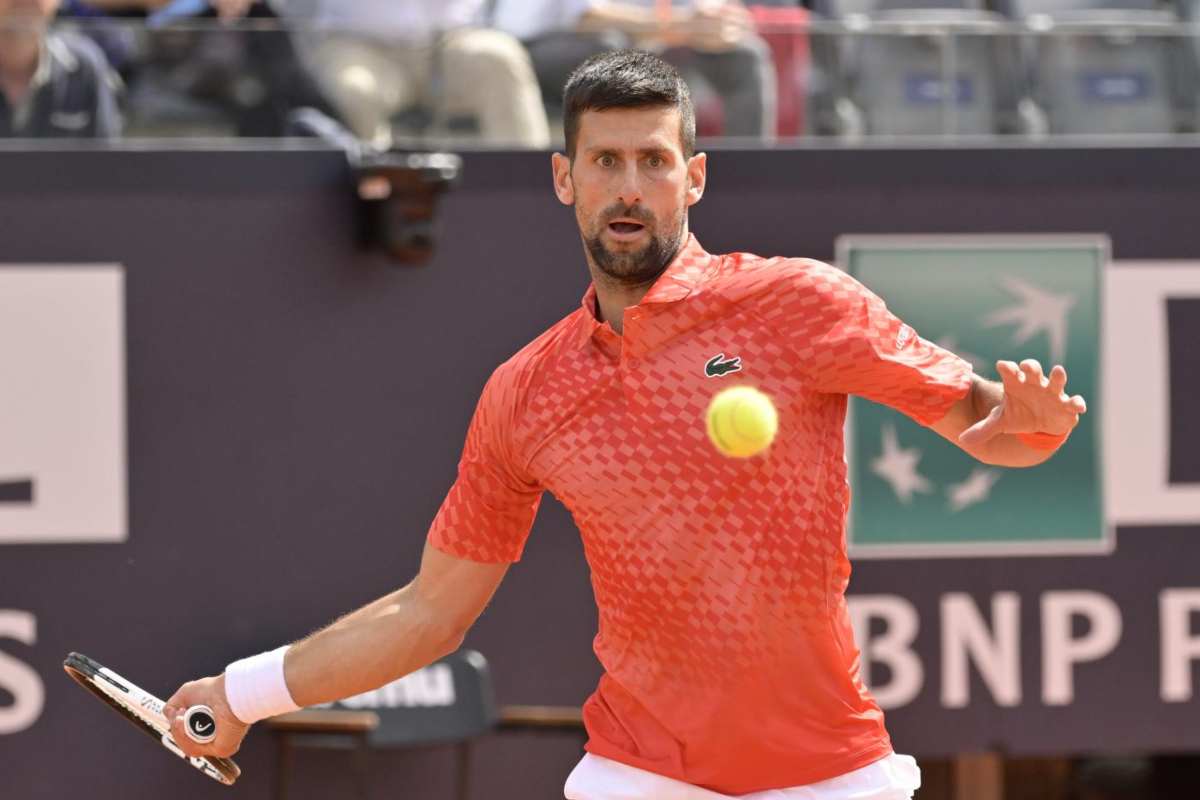 Novak Djokovic critica il campo del Foro Italico