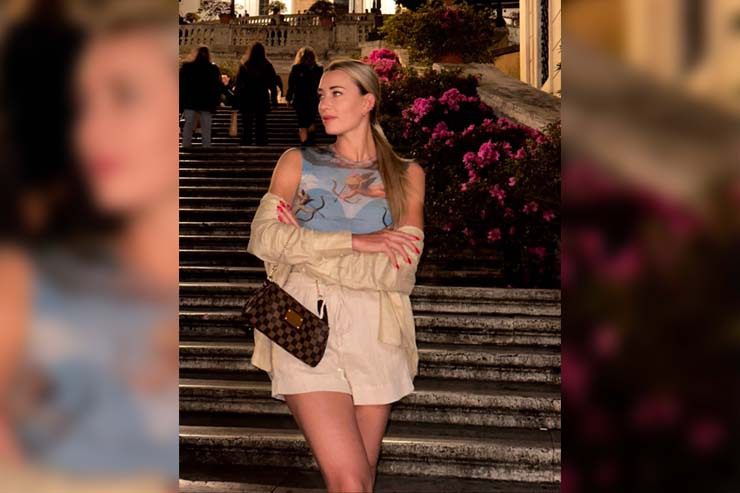 Yana Sizikova che foto a Roma 