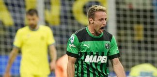 Inter su Frattesi del Sassuolo