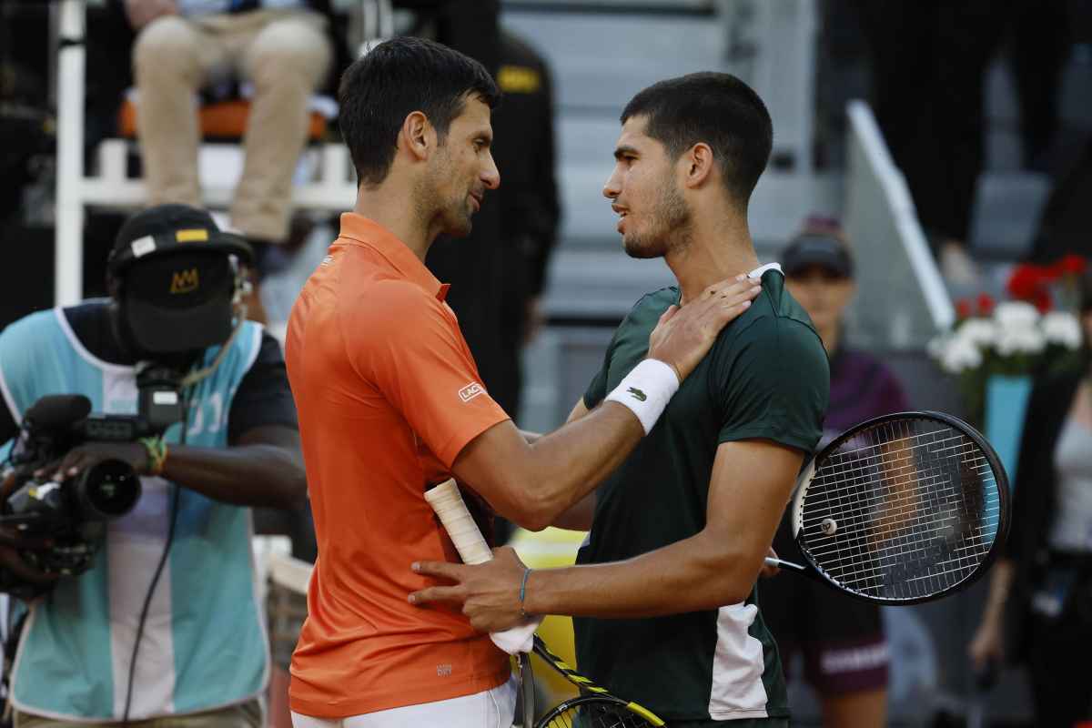 Novak Djokovic e Carlos Alcaraz, dove vedere la semifinale