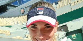 Timea Babos foto shooting tennista