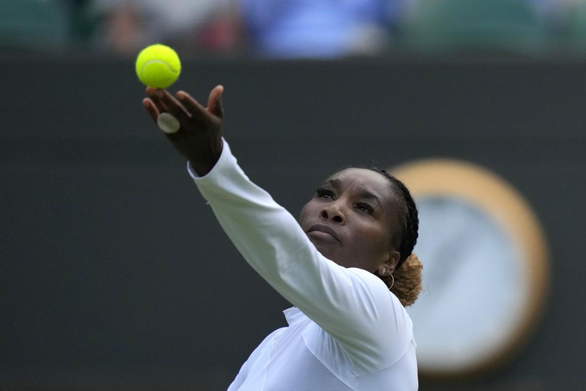 Venus Williams reazione al gesto di Camila Giorgi